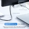 HUBS USB MH4PU 3.0 morsetto morso in alluminio 4 porte 10-32 mm Tipo di clip USB3.0 Espansione splitter per laptopUSB PC desktop