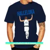 Luka Doncic Halleluka Mens Camiseta Branca Homme Plus Size Camiseta 220702
