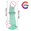 Nxy Dildos Sucker Crystal Penis Soft Small Jj Male and Female Masturbation Inverted Mold 0316