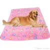 Cão cobertor pata pata canetas camas tapetes pequenos cães aquecidos cama de dormir esteira tapete lã macia cobertores 15 desenhos bes121