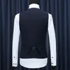 Moda Uomo Gilet Gilet Tinta unita Scollo a V Bottoni senza maniche Blazer Plus Size Giacca da lavoro formale Gilet 220705