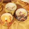 Fragrance dried flowers creative iron cans aromatherapy candles household flower birthday candles hand gift candlesZC1230