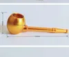 Colorful Metal Smoking Pipe Big Pot Tobacco Cigarette Hand Filter Pipes multiple colors 2 Styles Tool Accessories