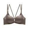 Three seamless simple models small chest gather no steel ring to receive auxiliary breast anti-sagging bra T220726