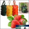 Организаторы дверей кабинета организация кухонная организация Housekee Home Garden Stberry Stberring Bag Creative Mti-Uste Container Grow Flanter P