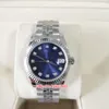 BPF Panie Watches Miss 126234 31 mm Blue Diamond Tila Sapphire Sapphire Bransoletka 2813 Automatyczna mechaniczna kobieta zegarek zegarek zegarek zegarek