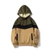 Male Patchwork Hip hop Hooded Pullover Men Solid Harajuku Hoodies 2022 Autumn Korean Sweatshirts Japanese Streetwear Clothes