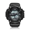 ساعة Wristwatches Chrono Men مشاهدة أعلى Wristwatch Sport Electronic Big Dial Quartz Digital Male Wrist Clock Man's Watches