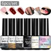 Nail Art Kits 6PC/SET Gel Polish Set Summer Neon Vernis Semi Permanent Hybrid Varnish Soak Off UV LED VarnishNail KitsNail