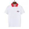 MENS DESIGNER KLÄDER POLO SHIRT Märke Small Horse Brodery Clothing Men Fabric Letter Polos T-shirt o Collar Casual Tee Shirt Size M-3XL 5899