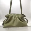 2022 Luxus Frauen Aus Echtem Leder Tasche Kalbsleder Eimer Tasche Reine Farbe Designer Echte Schulter Tasche Für Dame Einfache Mode 220723