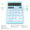 Kalkylatorer Partihandel 12 siffror Elektronisk kalkylator stor skärm Desktop Calculators Home Office School Financial Accounting Tools 220510 X0908