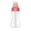 350ml Squeeze Bottle Cinq trous à l'échelle Squeeze Bottle Salad Sauce Tomate Facile à presser les bouteilles avec couvercle anti-poussière Kitchen Tool CCE14031