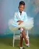 Luksusowy krótki krótki 2022 SEXY Flower Girl sukienki suknia balowa Tuulle Tutu Lilttle Kids Birthday konkurs