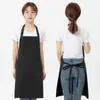 Customized Adult Adjustable Halflength Apron Kitchen el Restaurant Chef Waiter Chef Striped Apron OEM Factory Wholesale 220608