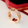 Designer ring för man mode ring för kvinna diamant ring set anello di lusso anillos hombre luxe bague femme bagues femme designer smycken kvinna femme bijoux luxe