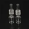 Hookahs 10mm 14mm 18mm Quartz Tip For Nectar Dab Straw Drip Tips Glass Water Bongs Pipes Dab Oil Rigs