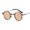 Sunglasses Sunglasses Steampunk Fashion Round Stylish Modern Punk Designer Glasses Gradient Vintage Brand ShadesSunglasses