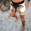Новые роскошные шорты для плавания для мужчин Летний Высокий конец напечатаны быстрый сухой пляж для плавания шорты мужская одежда для одежды Y220407