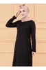 Women's Blouses & Shirts Muslim Women Black Solid Long Sleeve Tunic Abaya Spring Autumn Vintage Ladies Top Blouse Shirt DressWomen's