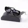 Óculos de sol de luxo clássicos designer de moda quadrada retro Man Mulher Glass de sol com óculos de sol Uv400 copos de óculos de óculos de óculos de óculos de óculos de rua ao ar livre