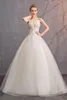 Autres robes de mariée robe simple 2022 sexy bretelles dentelle fleur jusqu'à princesse robe de bal plus taille mince sur mesure robe de noviaAutre