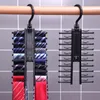 Hooks Rails Tie Hanger Rack Organizer Rotating Belt Holder Closet Hook Ties Lagring Navgi Vägghylla hyllor