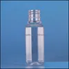 30Ml 60Ml Empty Clear Plastic Refillable Top Bottle Transparent Bottles For Hand Sanitizer Shampoo Drop Delivery 2021 Packing Office Schoo