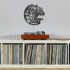 La cuisine coeur de la maison inspiré disque vinyle horloge Design moderne montre murale décor silencieux montres 220627