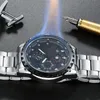 Orologio da uomo, orologio da polso sportivo di lusso delle migliori marche, cronografo militare, orologio da uomo in acciaio inossidabile, orologio blu