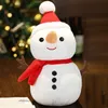 Christmas Series Santa Claus Cute Elk Stuffed Plush Toy Snowman Doll Room Decoration Activities Children Gift Photography Props