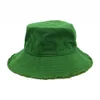 Honderd Bob Wide Brim Hats Designer Bucket Hat voor dames Frayed Cap