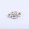 S925 Silver Charm Drop Earring med alla diamanter och blommor Design Hollow Design för kvinnor Bröllopsmycken Gift Have Box Sta3074537