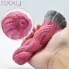 SXXY Medusa Twist Fantasy Giocattoli sexy per principianti Plug anale colorato Sensazione di pelle Dildo in silicone Massaggio vaginale Prodotti intimi