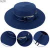 Baskenmützen Faleto Sommerhüte Lässiger Strand-Trilby-Jazz-Sonnenhut mit großer Krempe Panama-Papierstroh Damenmode-Kappe mit SchleifenbändernBerets