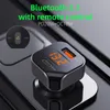 C23 caricatore per auto lettore mp3 Trasmettitore FM Bluetooth 5.1 Vivavoce con telecomando Kit per auto wireless Modulatore radio FM QC3.0PD 20W