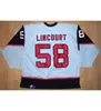 NIK1 QUEBEC REMPARTS 2004 05 58 MAXIME LINCOURT HOCKEY JERSEY BORDUURGESTELD SNIJDIGHEID AANPASSEN ENIGE NUMMER EN NAME JERSEYS