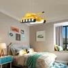 Pendelleuchten Moderne Macaron Lampe Zimmer LED Kronleuchter Tank Cartoon Kreative Jungen Licht Schöne warme dekorative Lichter Fernbedienung CeiliPen