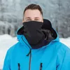 Kış rüzgar geçirmez eşarplar polar tüp bandana eşarp maskesi yumuşak yarım yüz kayak snowboard boyun ısıtıcı gaiter moda kadınlar erkekler