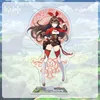 Portachiavi Anime Genshin Impact Carattere Figura Stand Modello Cosplay Diluc Venti Klee Keqing Qiqi Acrilico Puntelli RegaloPortachiavi Forb22