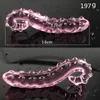 Tentacule d'hippocampe blanc rose gode en verre sensuel texturé gode réaliste adultes godemichet anal jouets sexuels pour femmes plug anal en verre 27746179