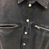 Lavare i vecchi jeans moda giacca uomo tessuto pesante di alta qualità unisex denim donna cappotto coreano uomo giacche invernali T220728