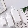 100ml 200ml 300ml白いプラスチックボトルハイエンドスクエアセラムボディローションボトルシャワージェルポンプサブボトル