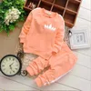 Fashion Classic Designer kids Clothing Sets Boy Clothes Suits 2 Pieces Causal Spring Pullover Long Cotton O-Neck Girls Boys Cloth Sweatshirts Sports Pants baby