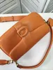 TZ Classic Design Ladies Tabby Spalla Tabby Stume arancione arancione patta borsetto designa