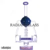 13.7 ''피닉스 크로스 스타일 재활용 선수 dab rigs glase bong inline perc 흡연 담즙 물관 봉