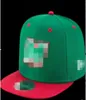 Messico Cappellini con montatura Lettera M Cappelli taglia Hip Hop Berretti da baseball Visiera piatta per adulti per uomo Donna Completamente chiuso H15