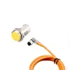 Interruttore a filo/non a filo Sensore di avvicinamento induttivo DC AC 5M Cavo spina angolare con indicatore LED Distanza 10mm/15mmInterruttore