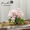 Flores decorativas Guirnaldas Flor de simulación Hortensia Bonsái a corto plazo Rama corta Wujin Planta artificial falsa Adorno decorativo