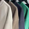 2022 Camiseta de algodão Raglan Waffle Hip Hop Relaxed Fit Tee Summer Streetwear Five Colors Y220426